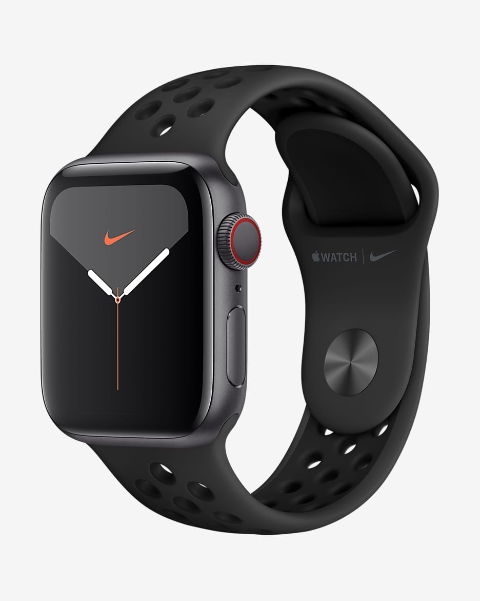 Apple Watch Nike Series 5 GPS Cellular with Nike Sport Band OpenBox 44mm Anthracite Aluminium Case. Nike UK